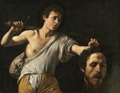 David mit dem Haupt des Goliath (1601)