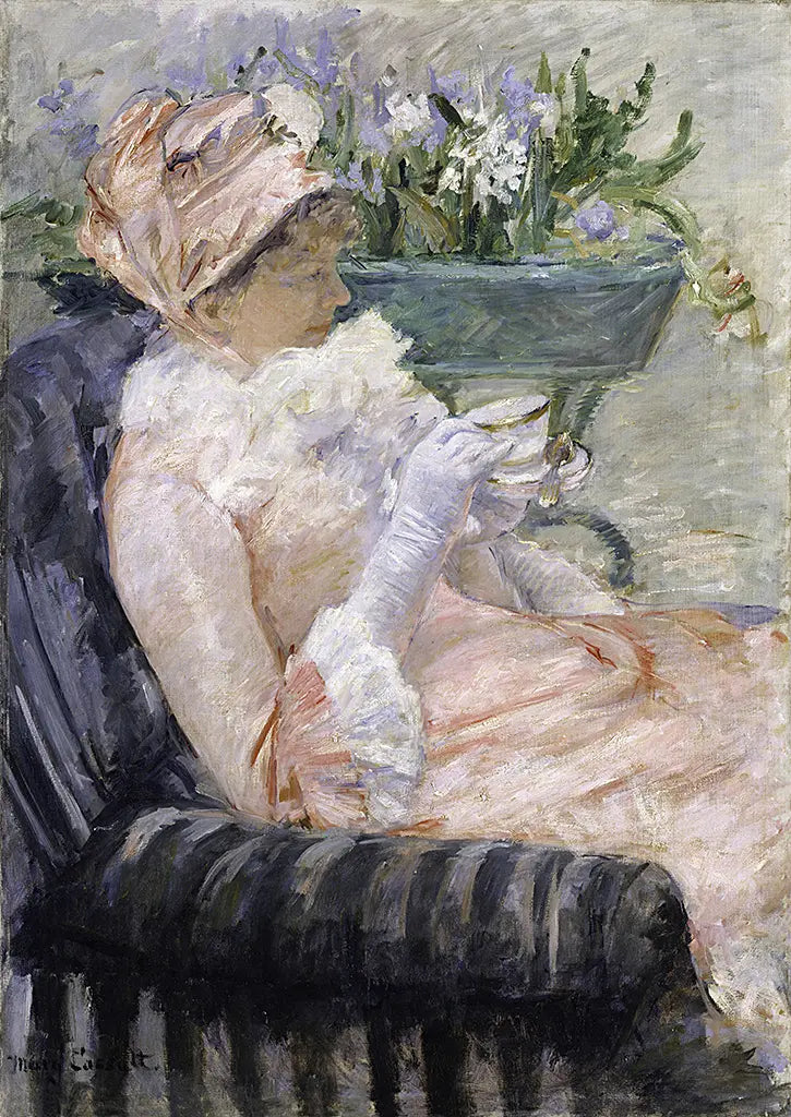 Dame beim Tee (1880)