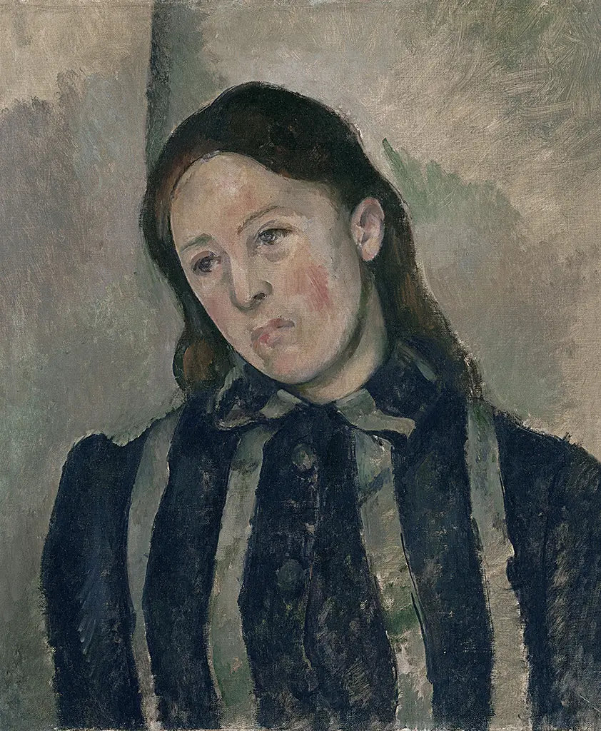 Porträt of Madame Cézanne (1890)