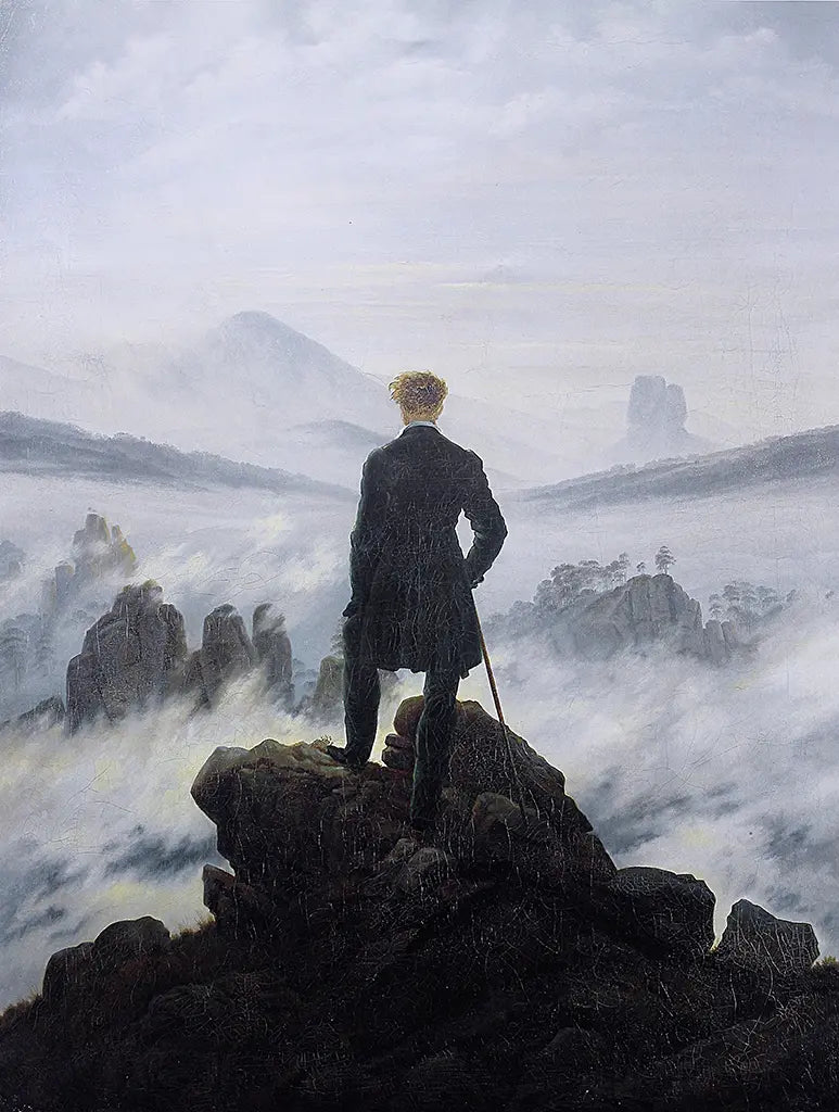 Der Wanderer über dem Nebelmeer (1817)