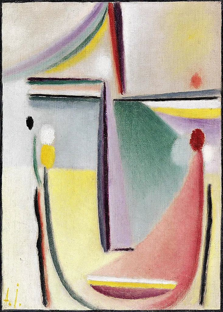 Abstrakter Kopf (ca. 1921)