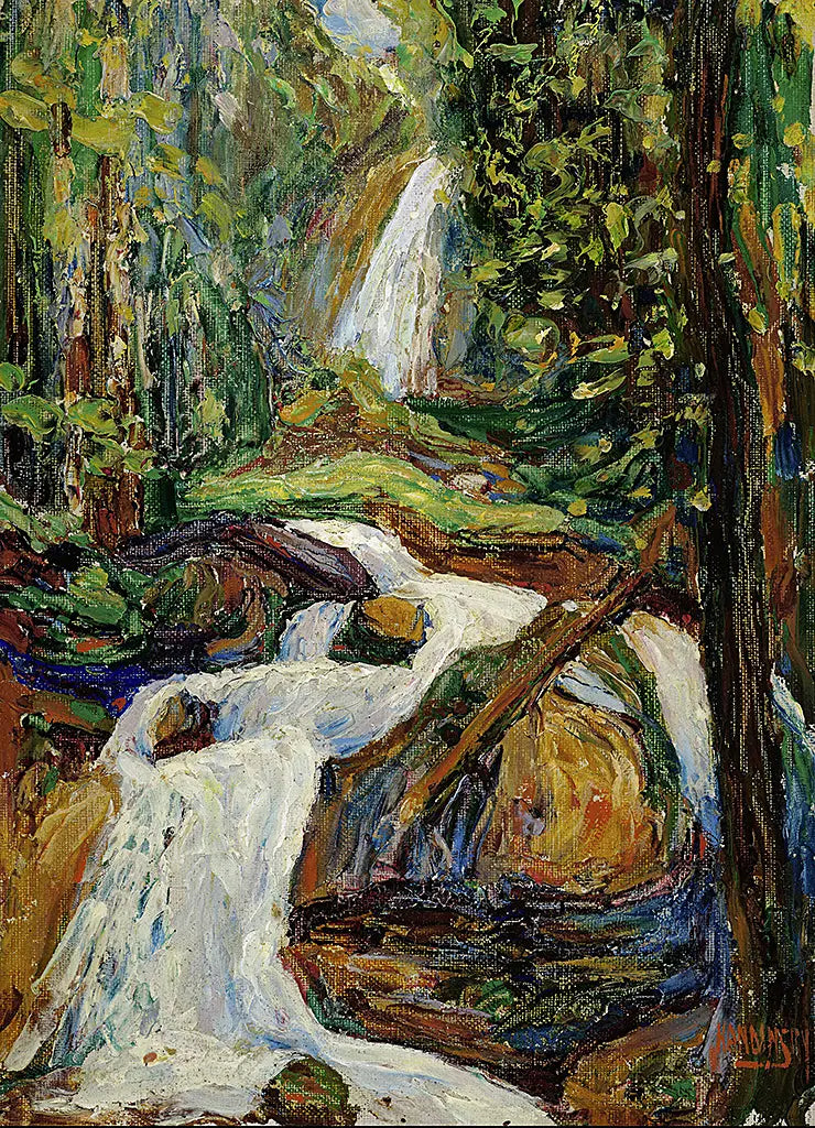 Kochel, Wasserfall I (1900)