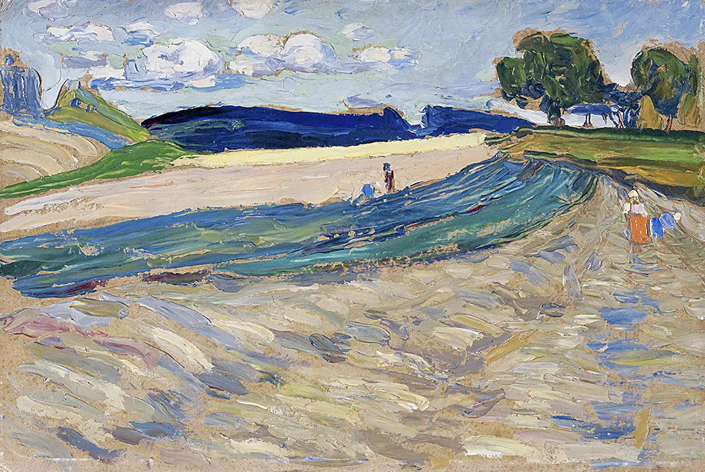 Landschaft mit gelbem Feld (1905)