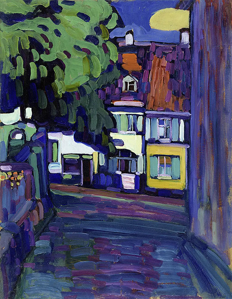 Murnau, Häuser am Obermarkt (1908)