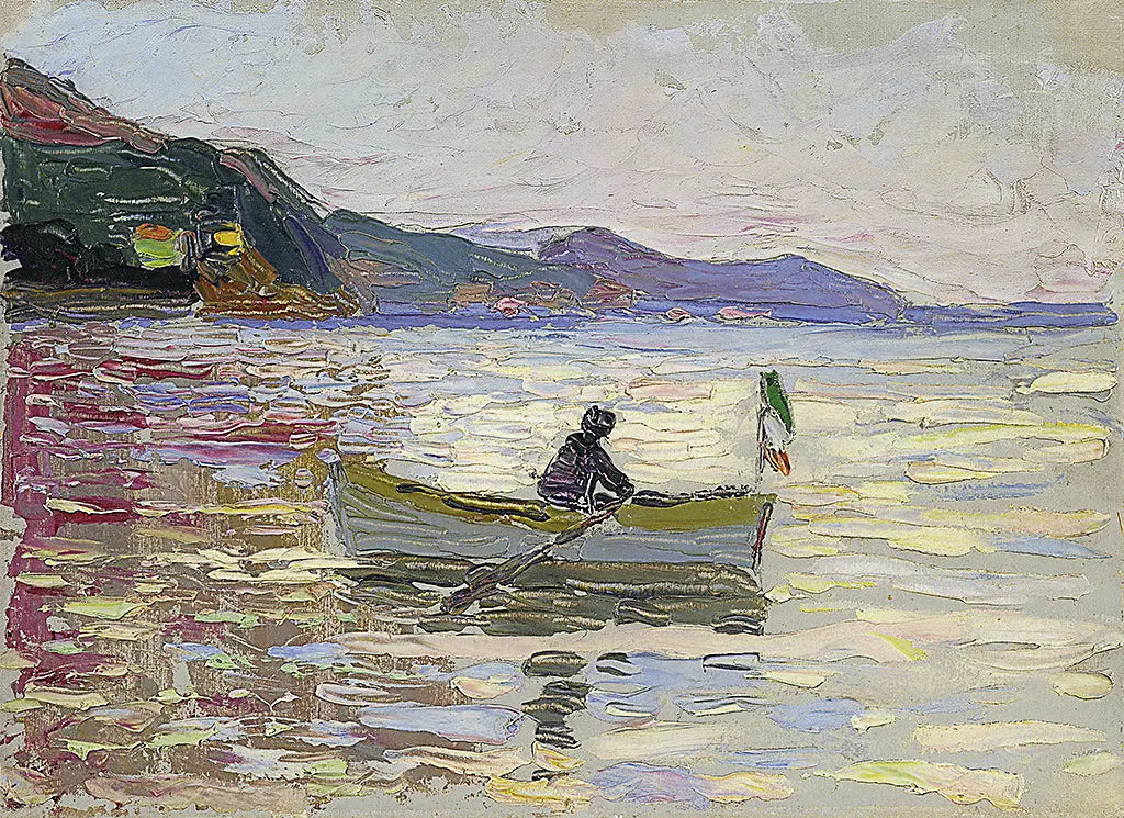 Rapallo, Boot auf dem Meer (1906)