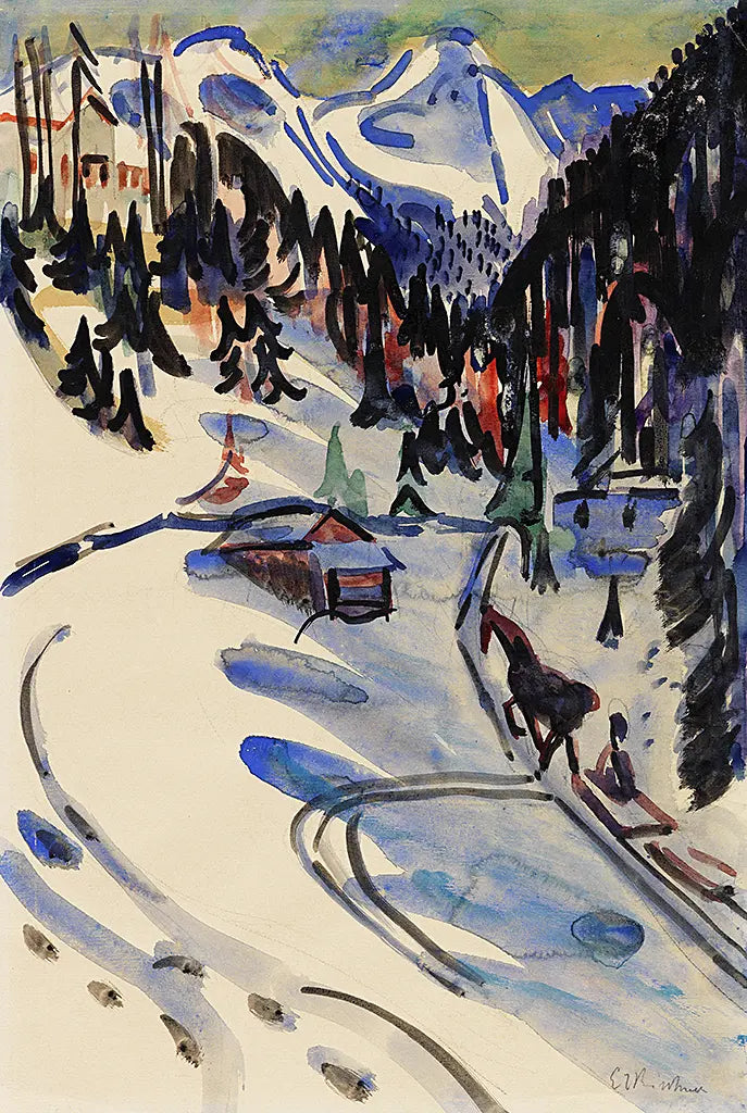 Sertigtal im Winter (1924)