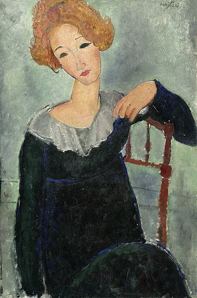 Frau mit rotem Haar (1917)