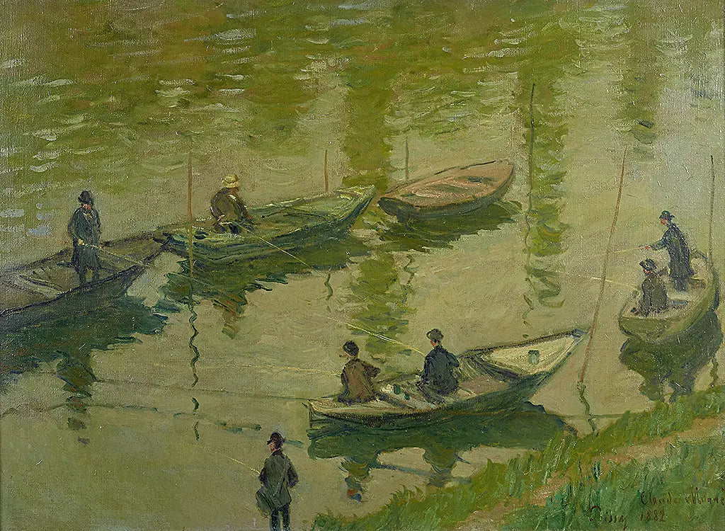 Angler auf der Seine bei Poissy (1882)