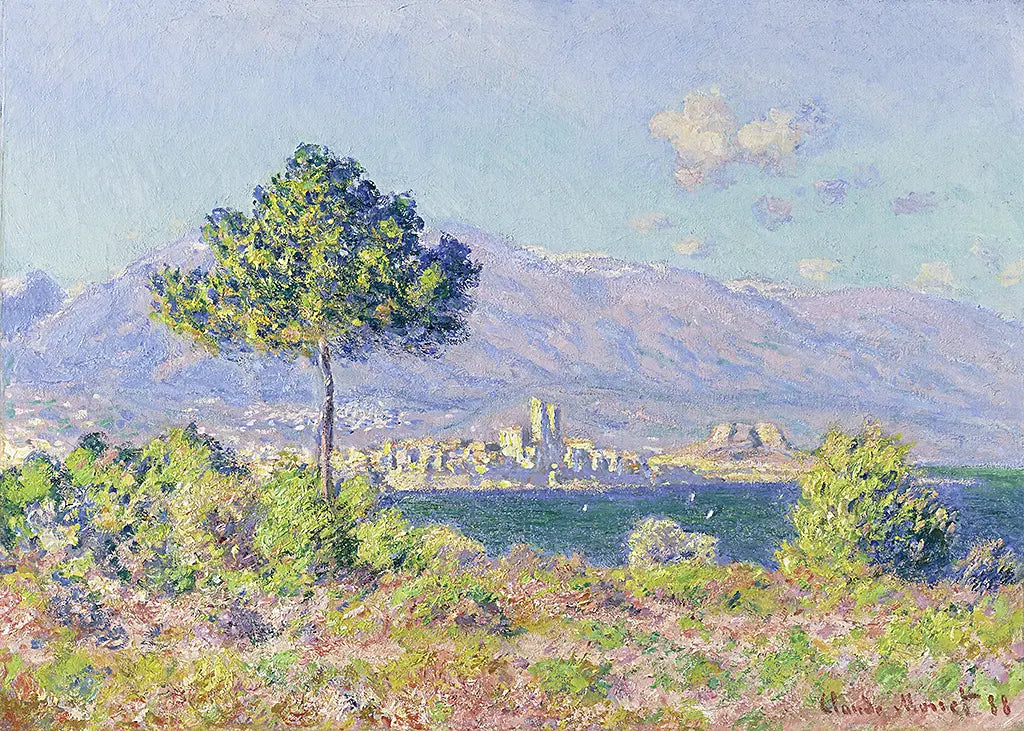 Antibes Vue du Plateau NotreDame (1888)