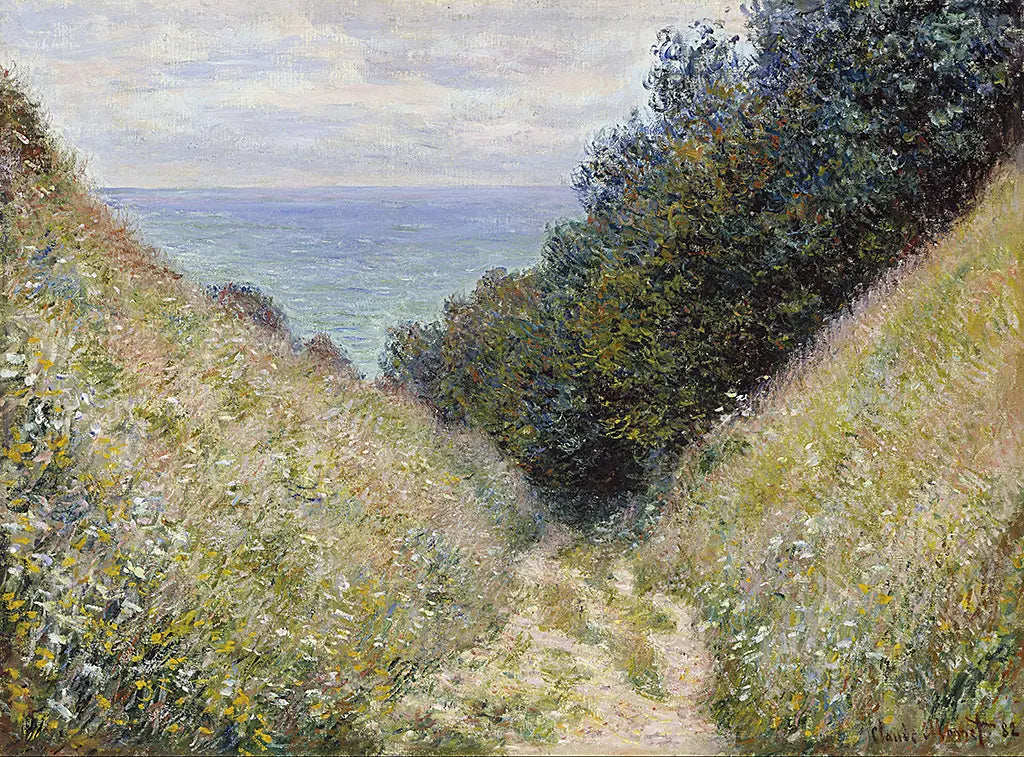 Straße bei La Cavée Pourville (1882)