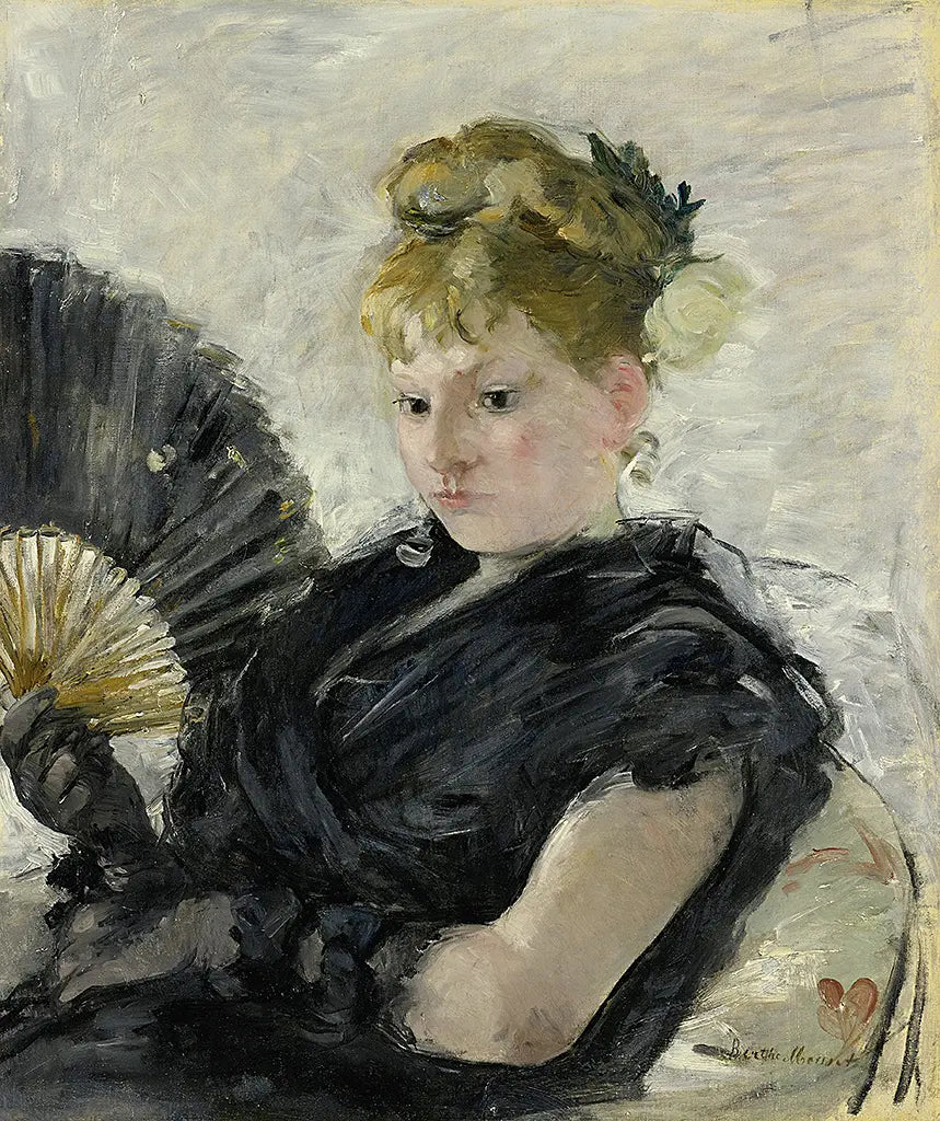 Frau mit Fächer - Femme à l’éventail (1876)