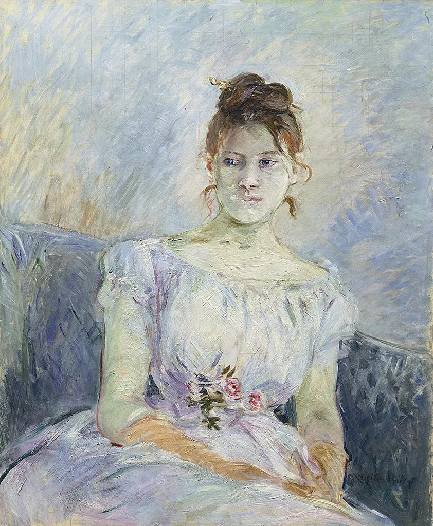 Paule Gobillard en robe de bal (1887)