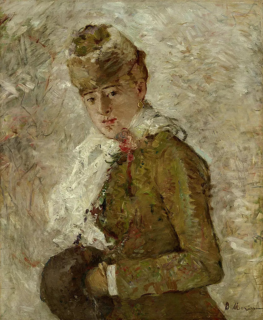 Winter Frau mit Muff (1880)