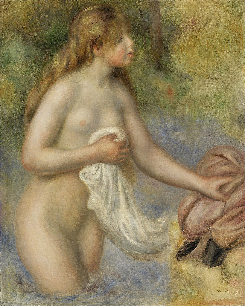 Baigneuse aux cheveux longs (1895)