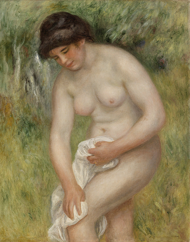 Bather drying herself (1902)