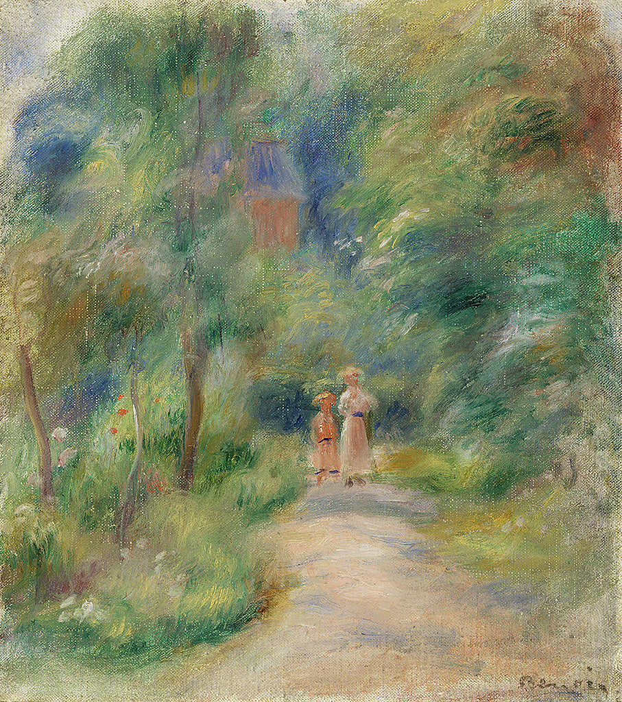 Two figures on a path - Deux figures dans un sentier (1906)