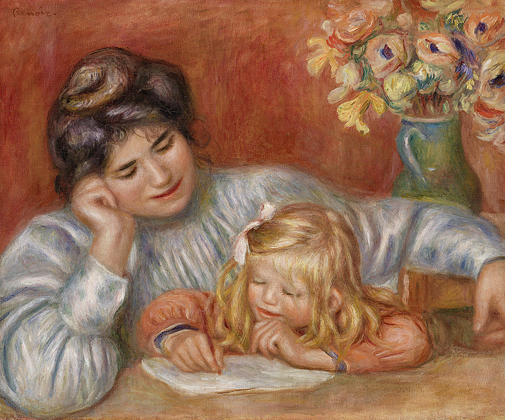 Writing lesson - La leçon d'écriture (1905)