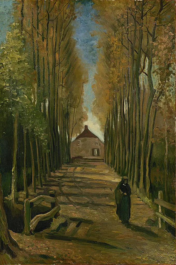 Pappelallee im Herbst (1884)