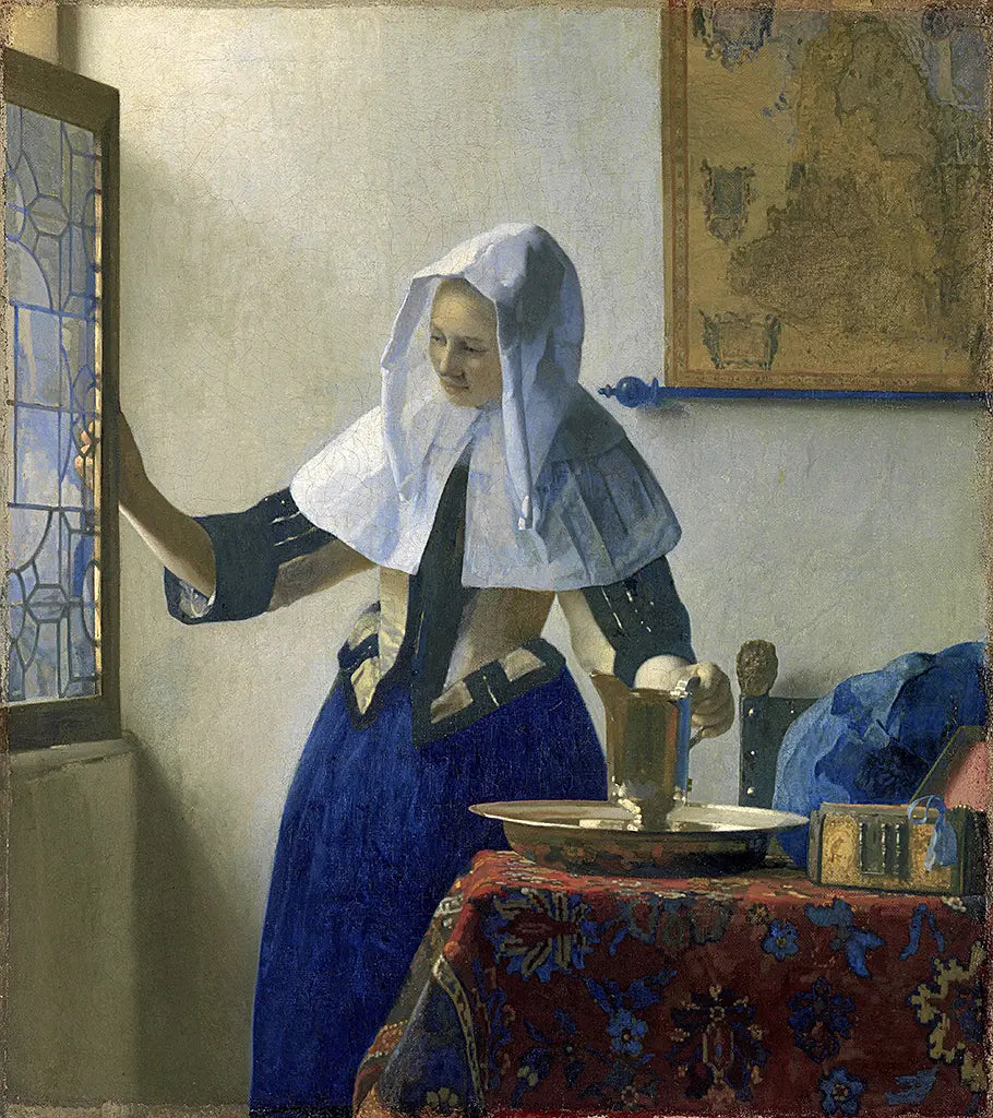 Junge Frau mit Wasserkanne am Fenster (1662)